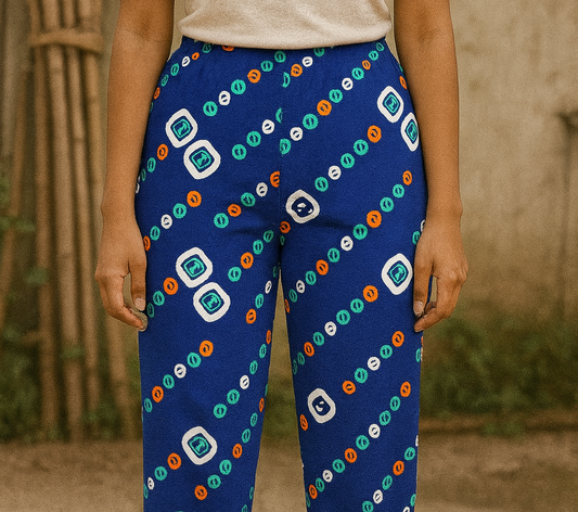 Blue Cubes - Trackpant