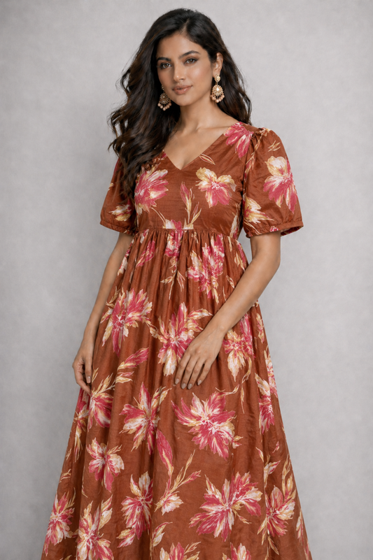 Manjari Cotton Maxi