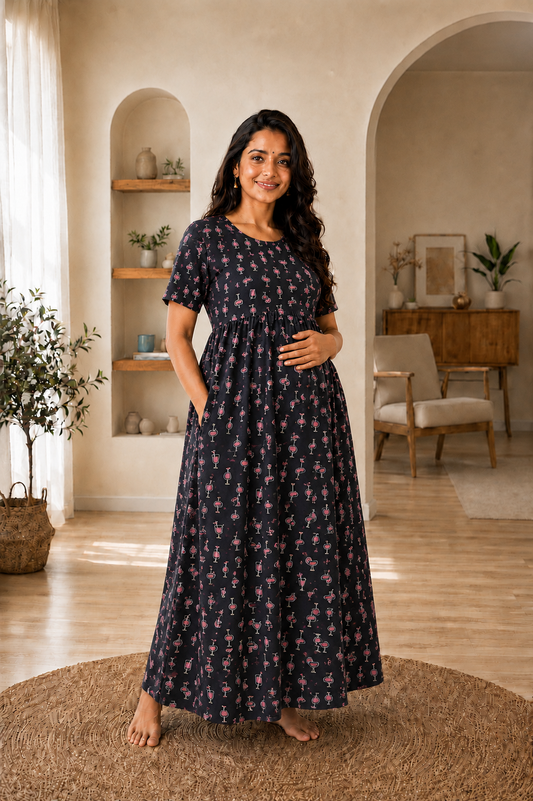 Rosy Nights - Feeding Lounge Wear