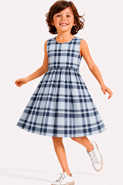 Ice Checks - Kids Frock