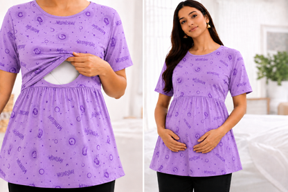 Wednesday - Feeding Peplum Top