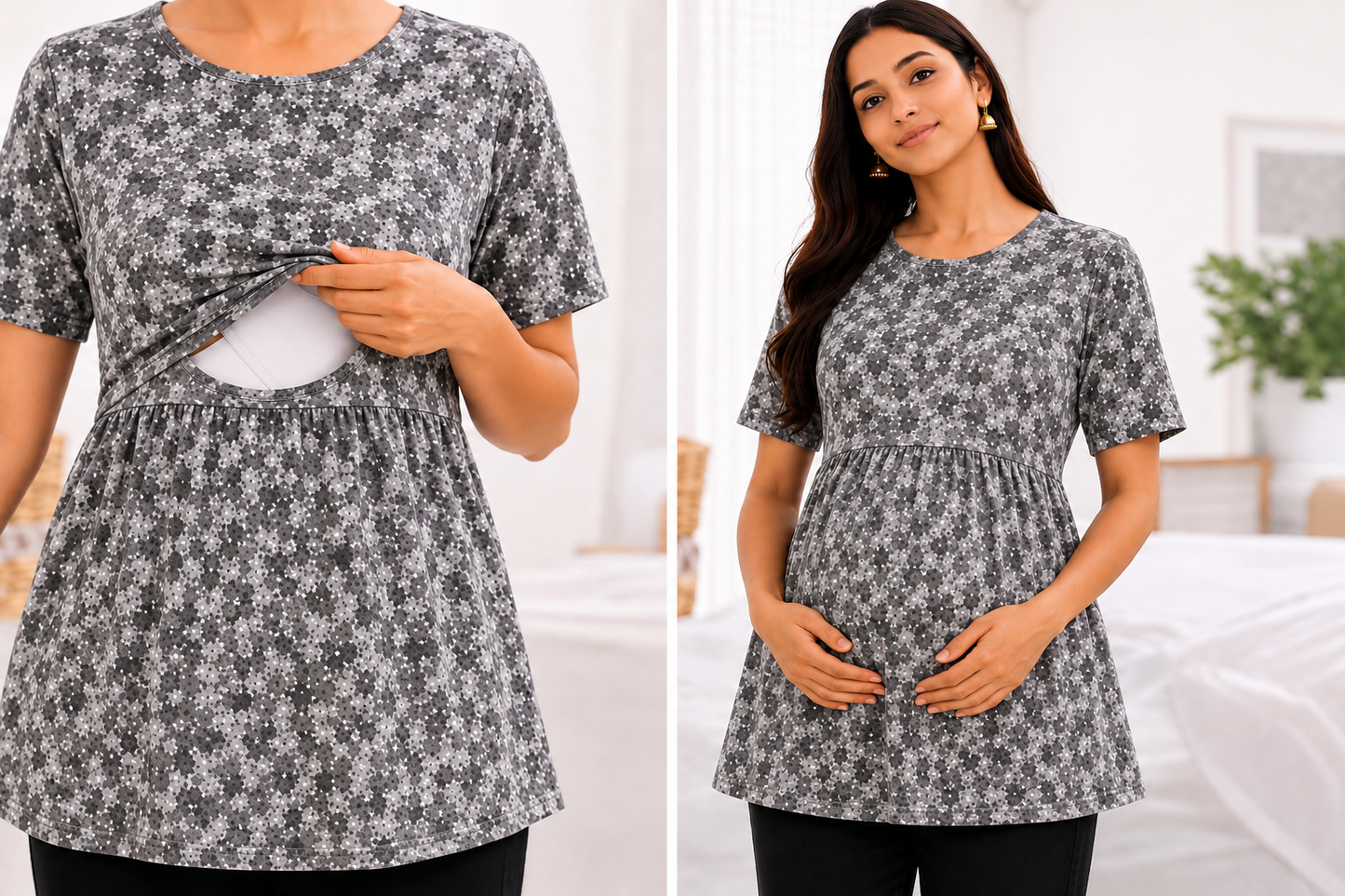 Smoky Star - Feeding Peplum Top