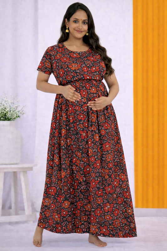 Abstract Red - Feeding Lounge Wear