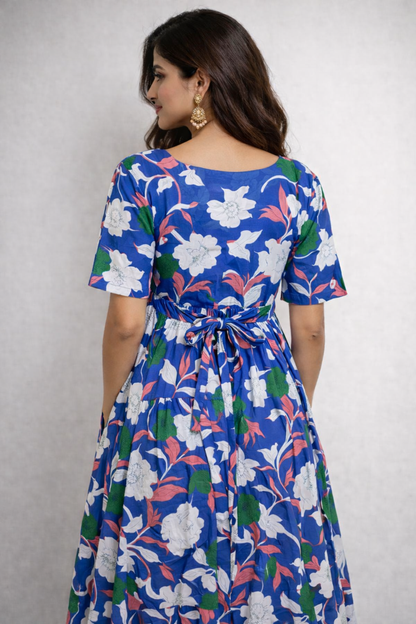 Blue Breeze - Feeding Cotton Maxi