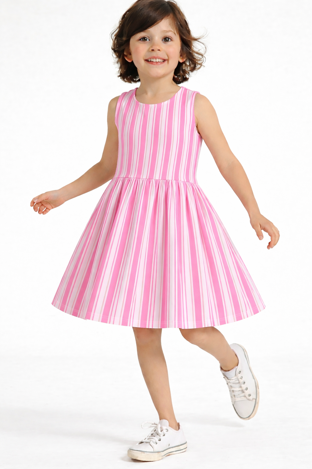 Candy Stripes - Kids Frock