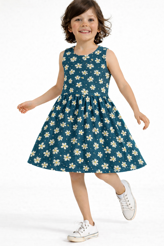 Vintage Green - Kids Frock