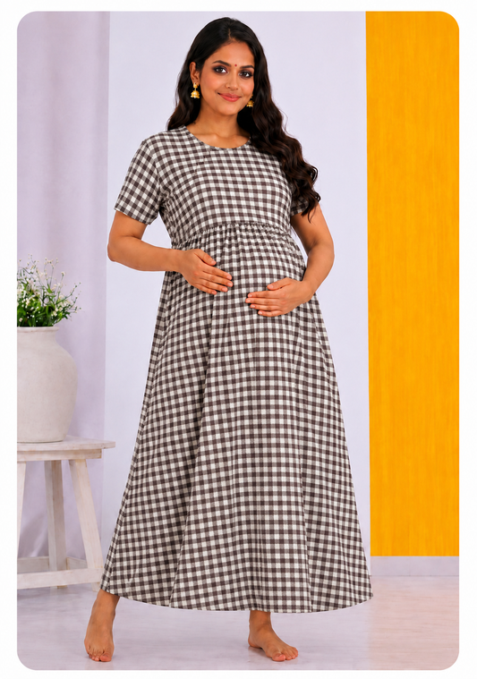 Coffee Checks - Feeding Lounge Wear