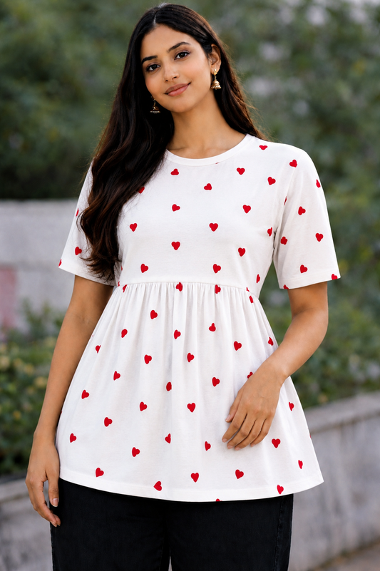 SweetHeart - Peplum Top
