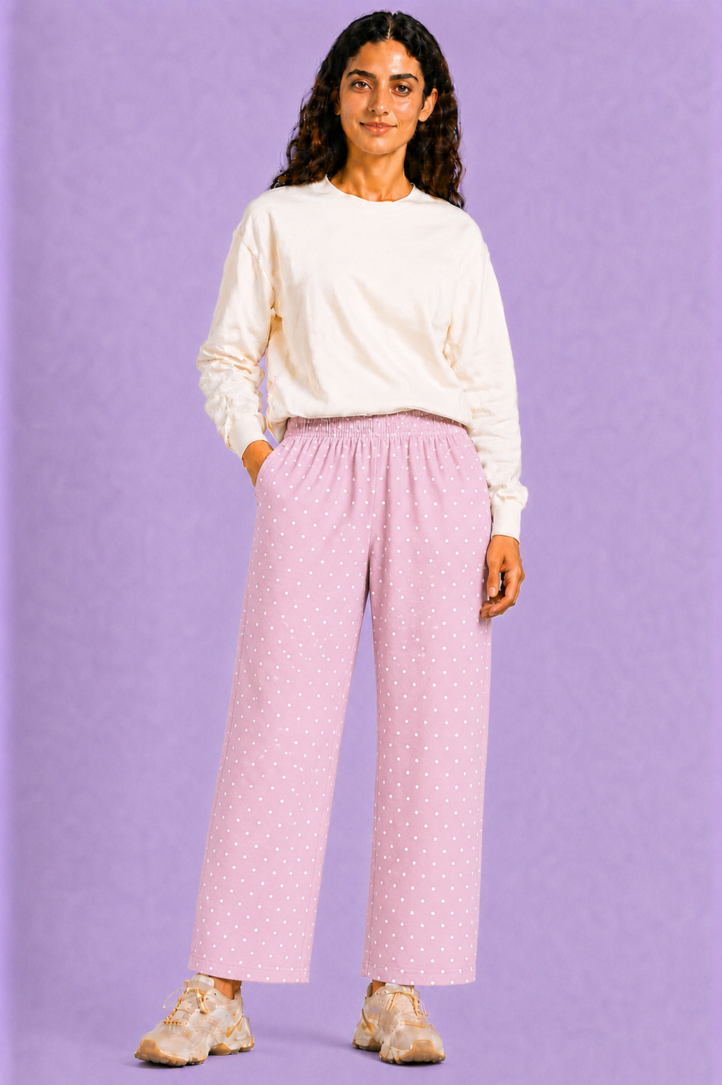 Pink Snowfall - Trackpant