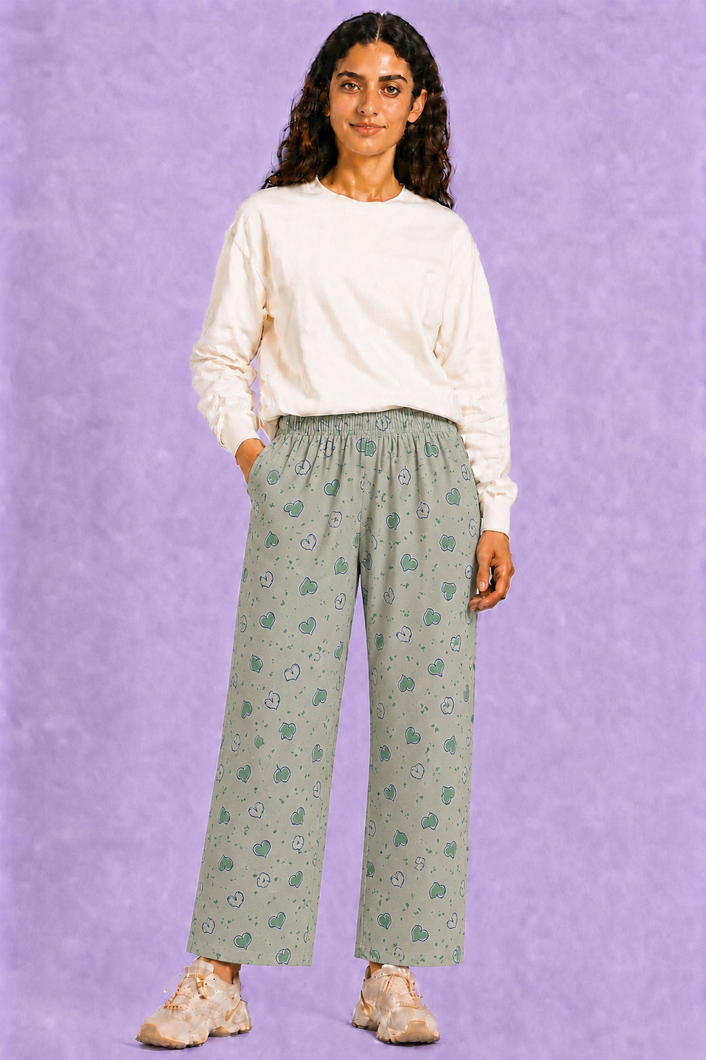 Sage Hearts - Trackpant