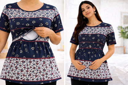 Classic Medley - Feeding Peplum Top
