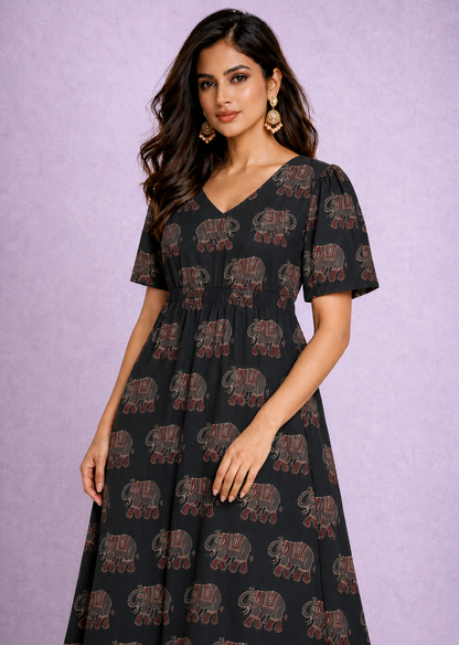 Royal Safari Cotton Maxi