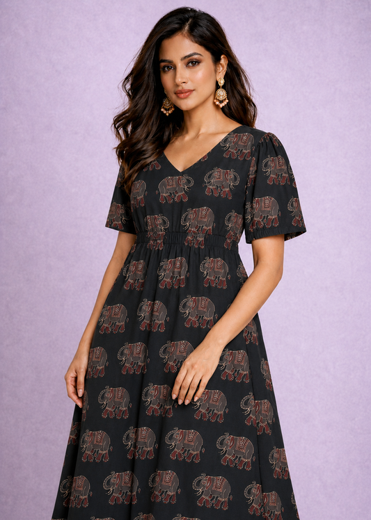 Royal Safari Cotton Maxi