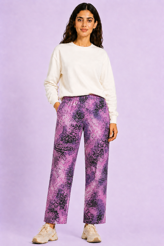 Purple Galaxy - Trackpant