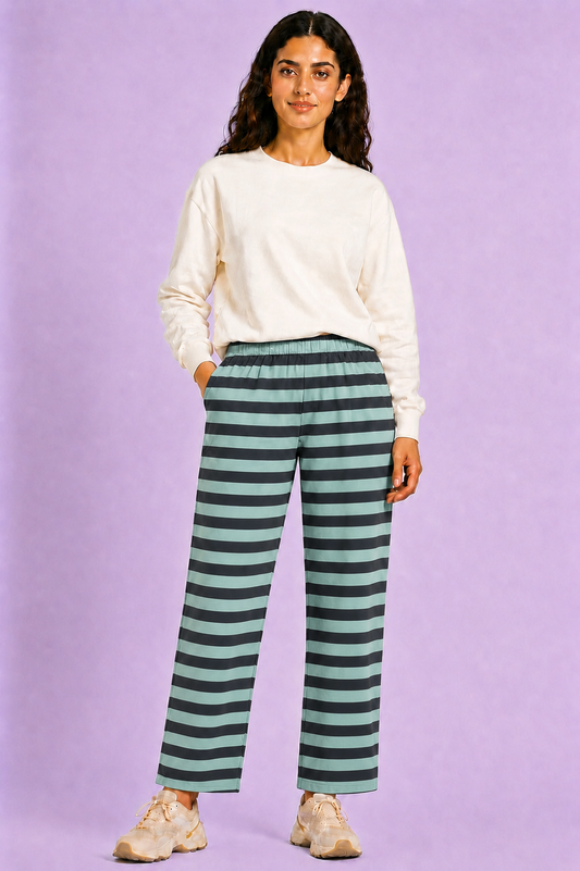 Mint Stripes - Trackpant