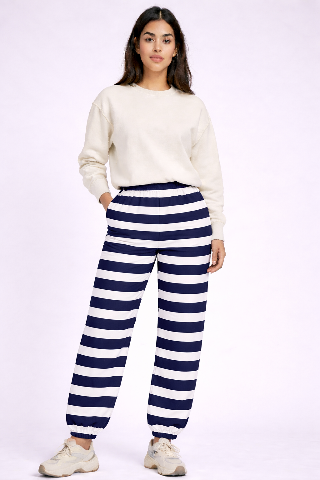 NavyStripes - Trackpant
