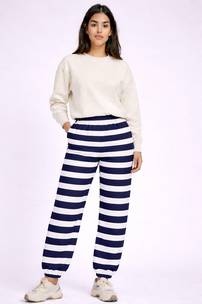 NavyStripes - Trackpant