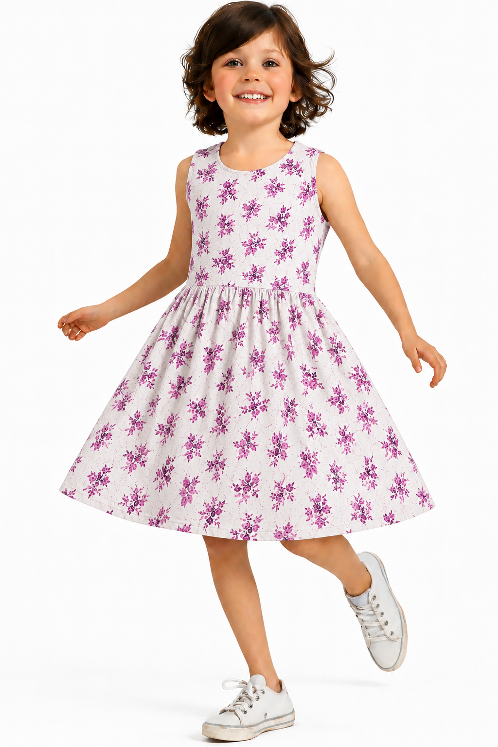 Pink Plum - Kids Frock