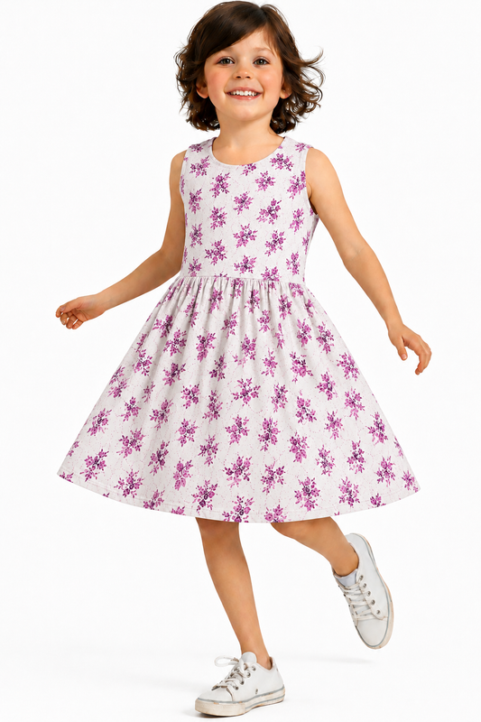 Pink Plum - Kids Frock