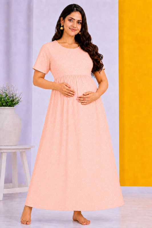 Peach Hearts - Feeding Lounge Wear