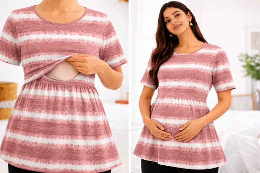 Rosewood - Feeding Peplum Top