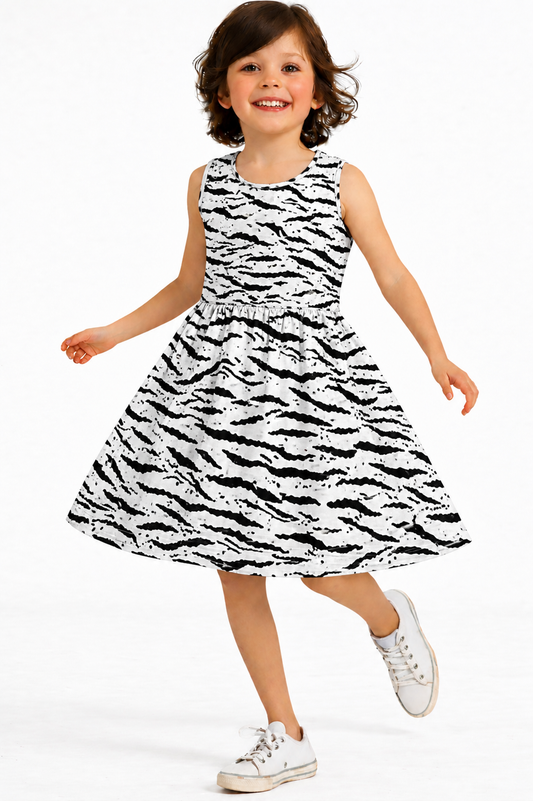 Zebra - Kids Frock