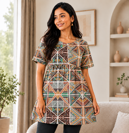 Desert Queen - Peplum Top