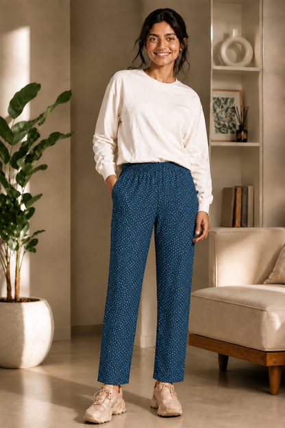 Denim dots - Trackpant