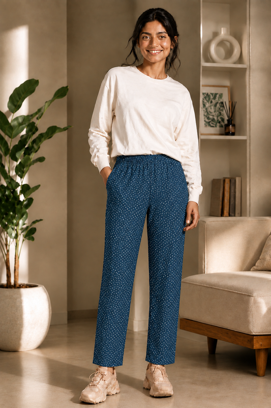 Denim dots - Trackpant