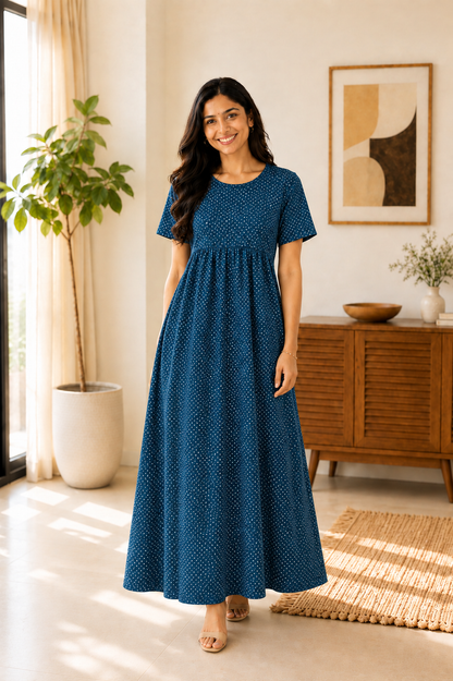Denim Dots - Non Feeding Lounge Wear