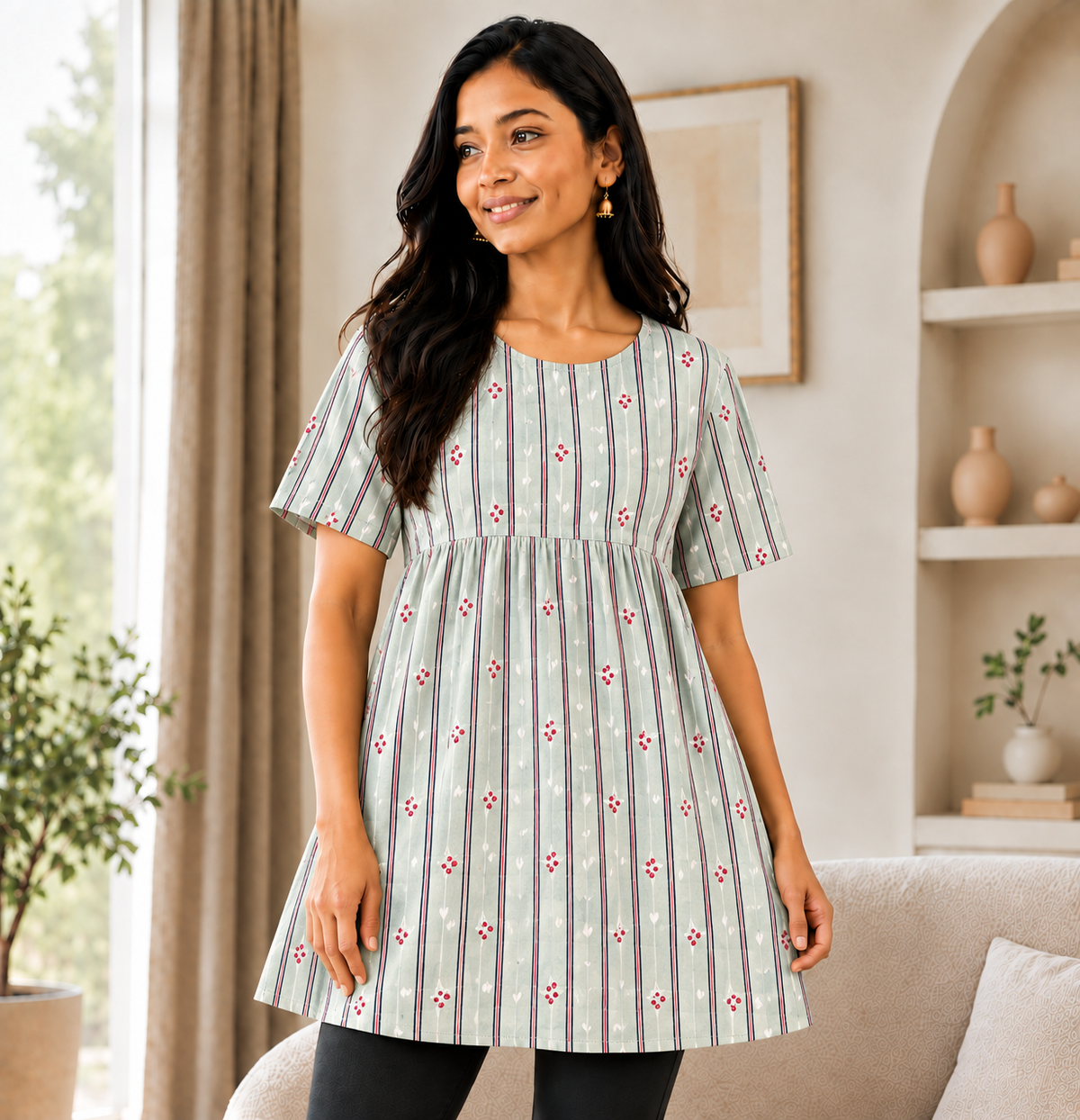 Pista Blossom - Peplum Top