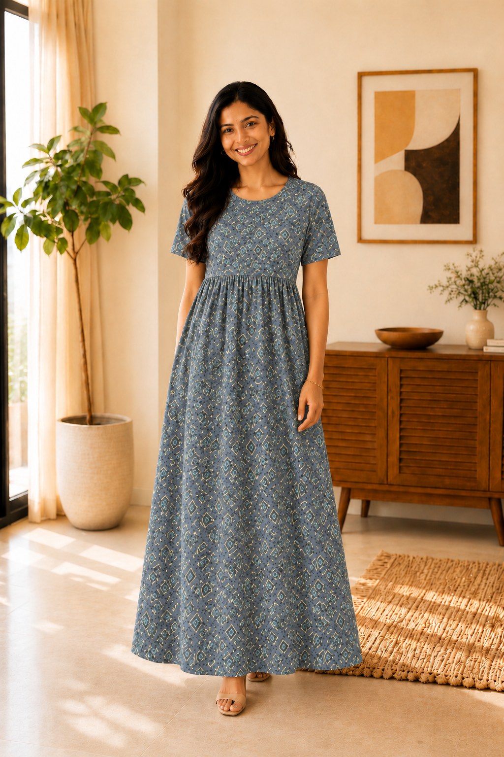 Grey Diamonds - Non Feeding Lounge Wear