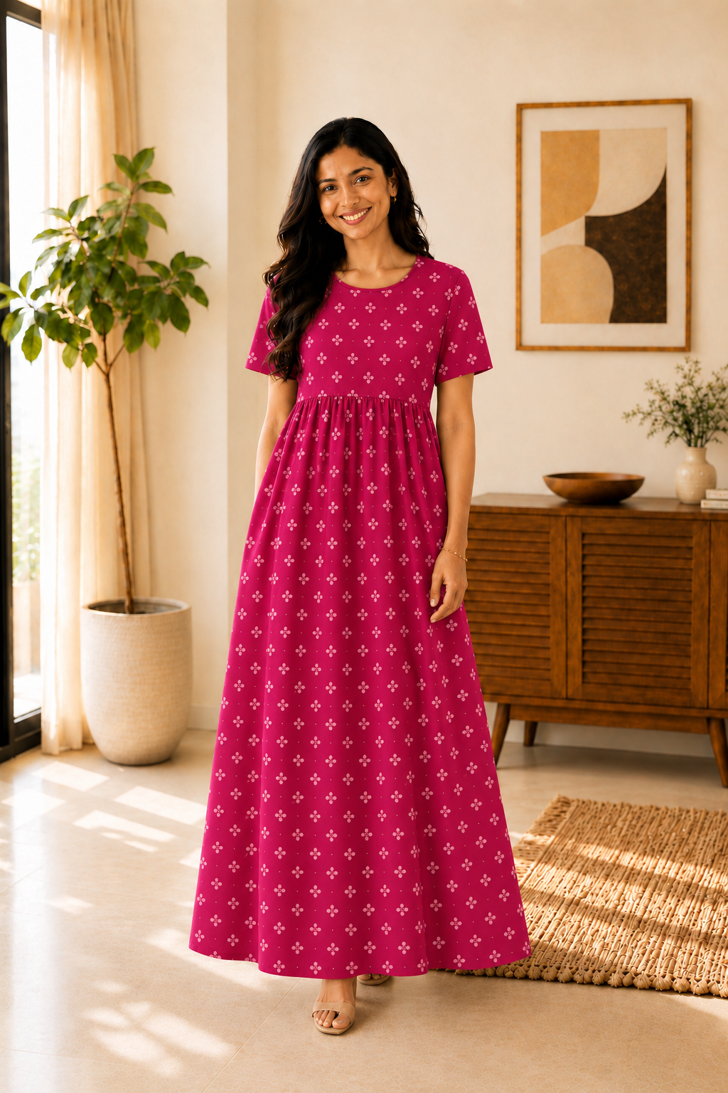 Pink flowers - Non Feeding Lounge Wear