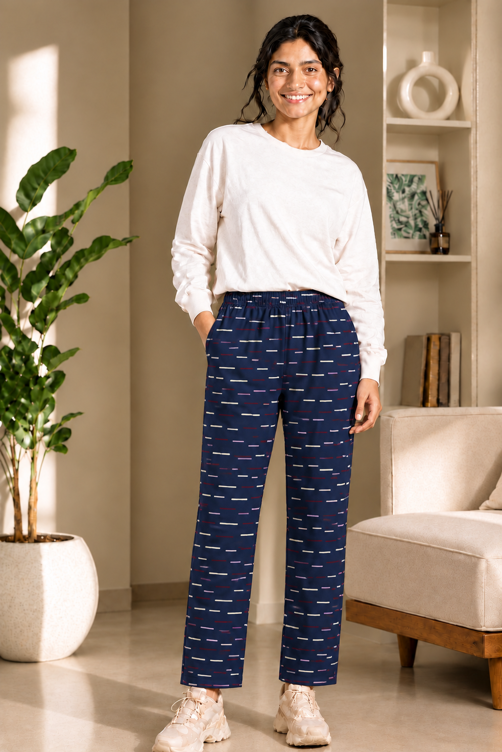 Navy Rhythm - Trackpant