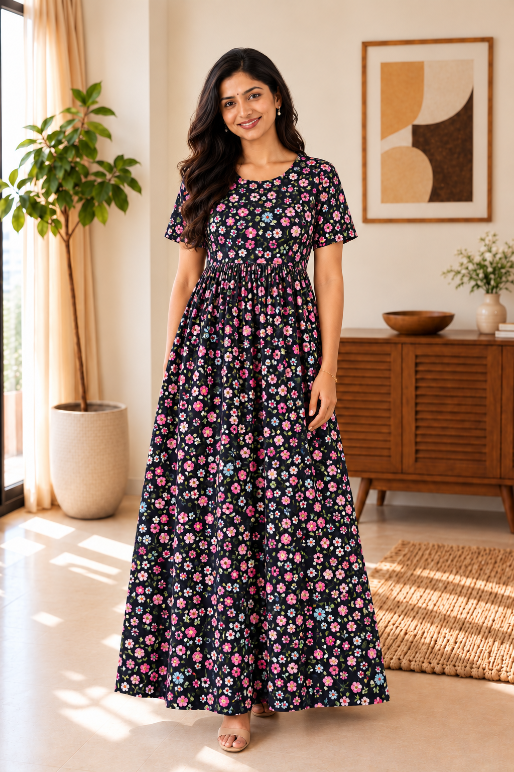 Black Blossom - Non Feeding Lounge Wear