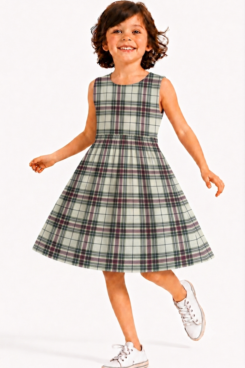 Ruby Checks - Kids Frock