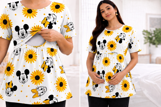 Mickey & Bloom - Feeding Peplum Top