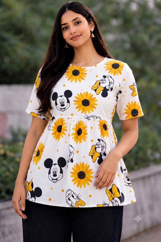 Mickey & Bloom - Peplum Top