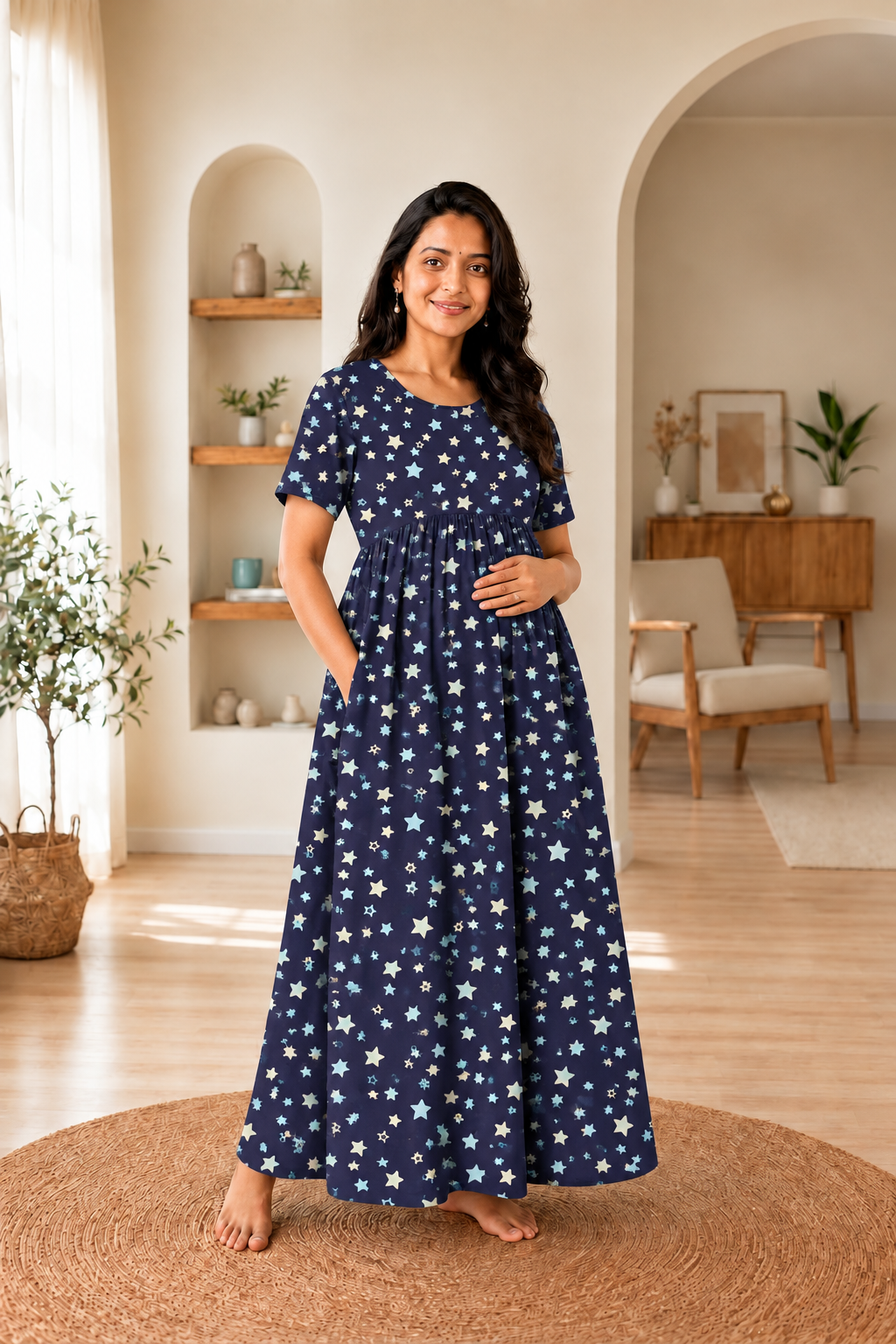 Starry Navy - Feeding Lounge Wear