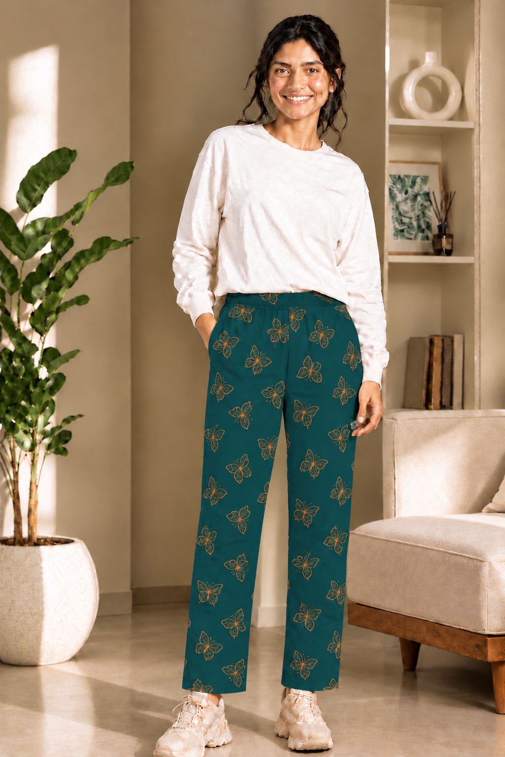 Green Butterfly - Trackpant