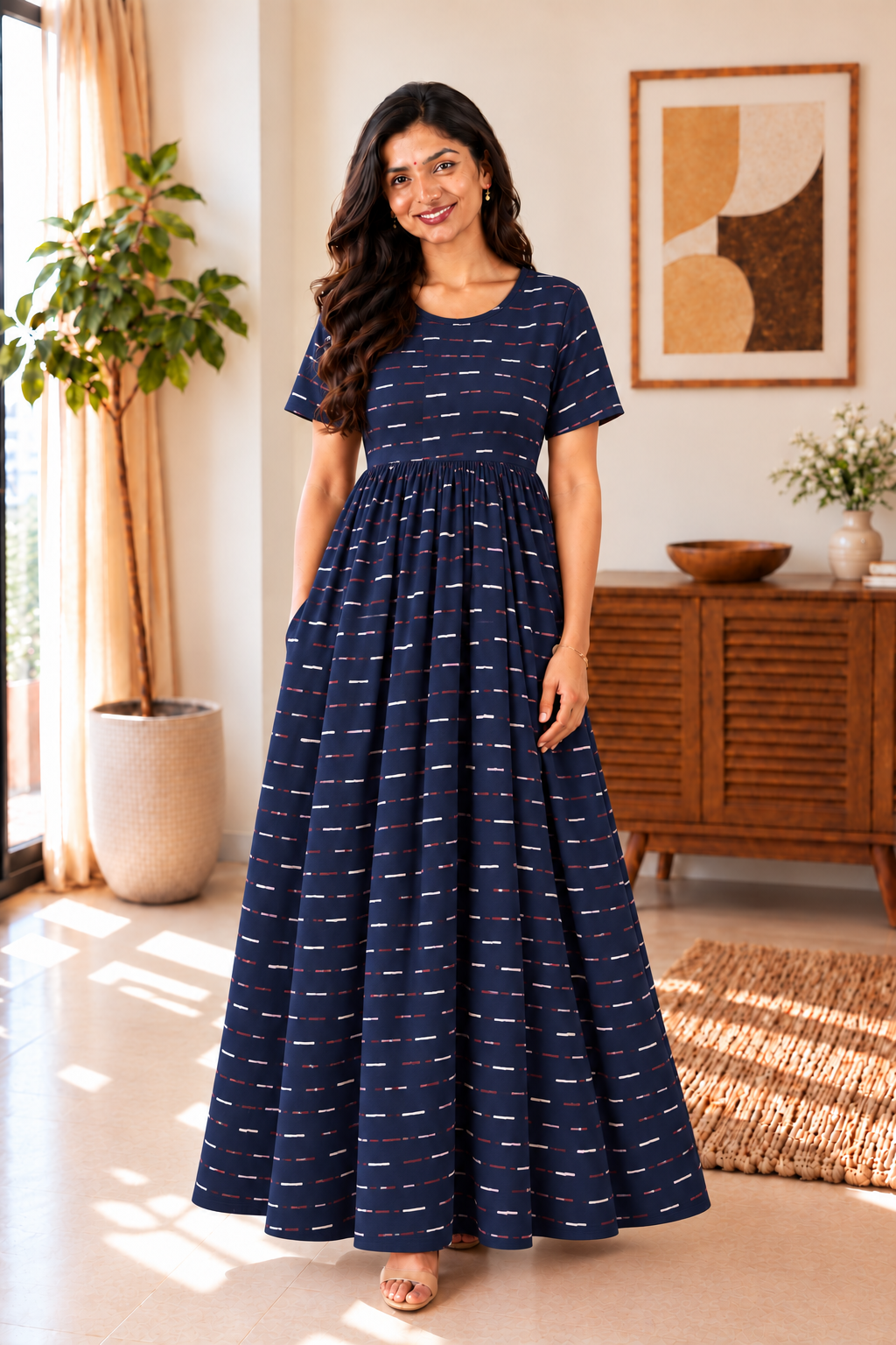 Navy Rhythm - Non Feeding Lounge Wear