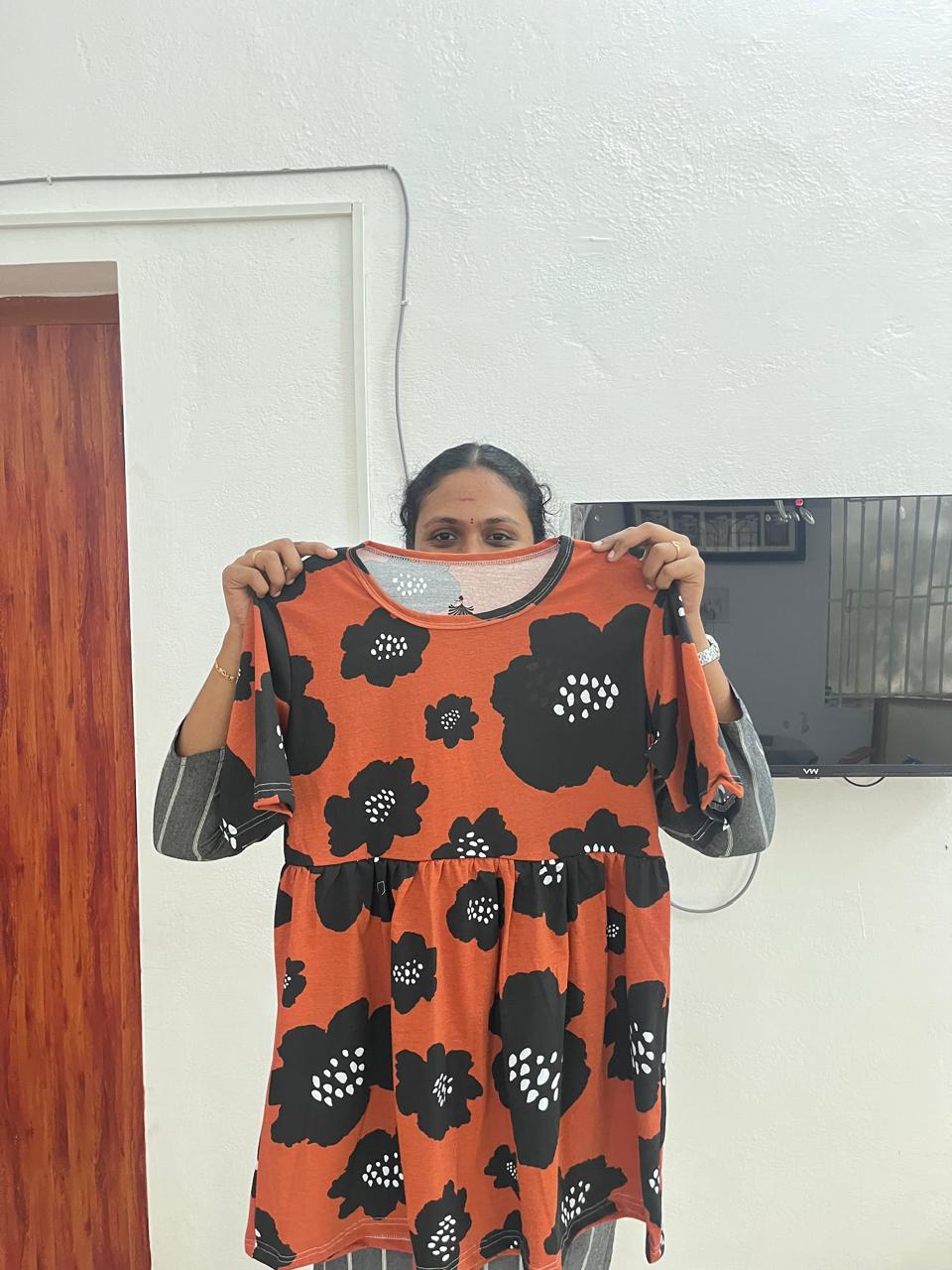 Black Coffee - Peplum Top