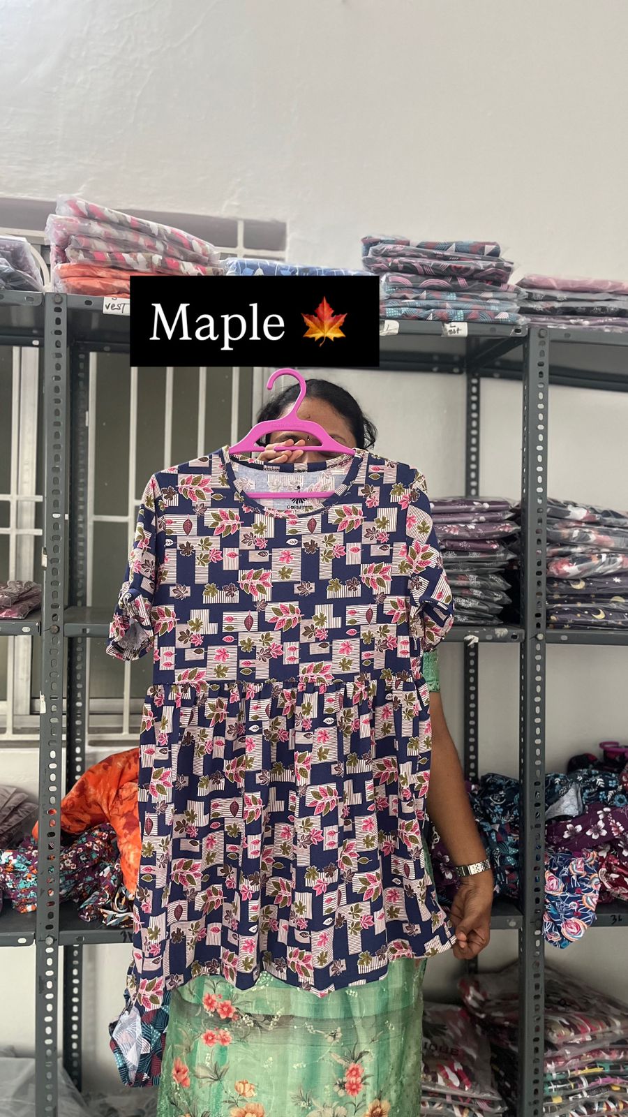 Maple - Peplum Top