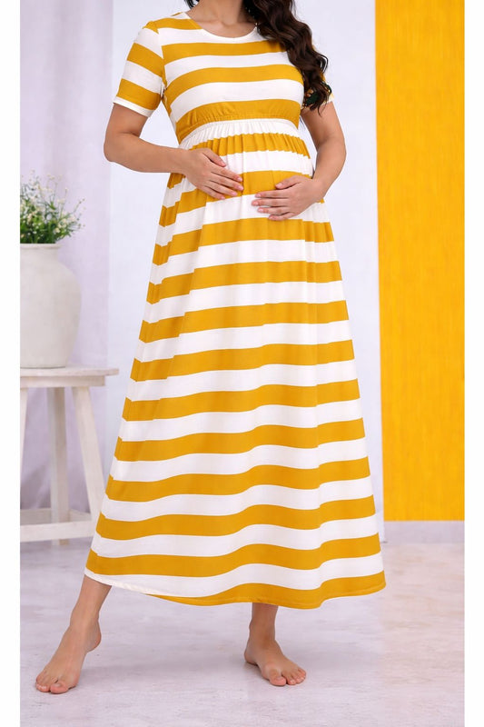 Yellow Stripes - Feeding Lounge Wear