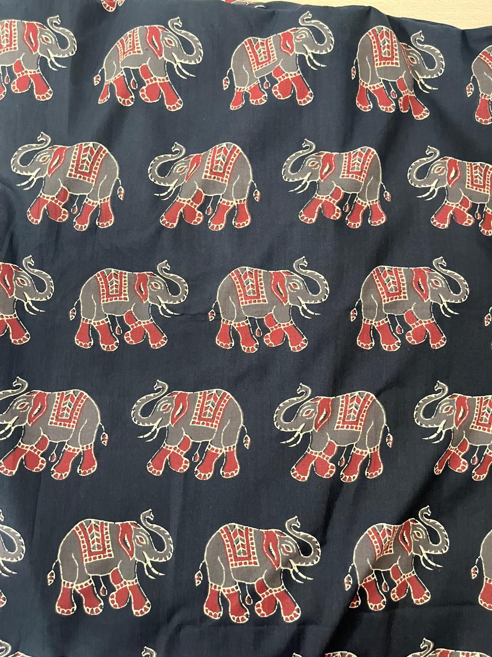 Royal Safari - Cotton Peplum Top