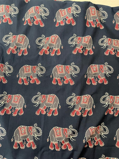 Royal Safari - Cotton Peplum Top
