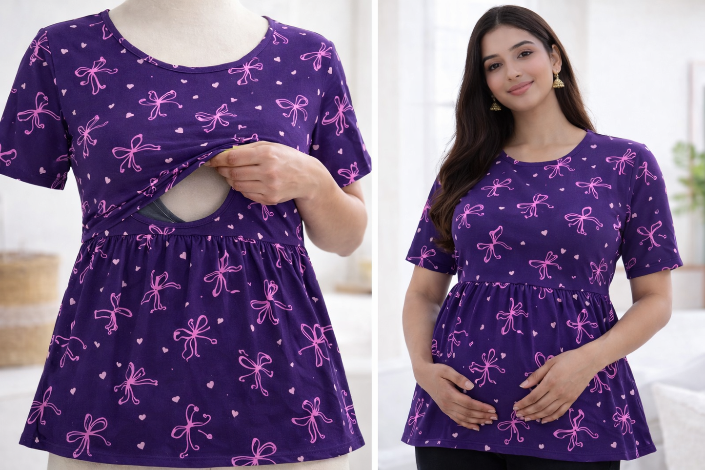 Butterfly - Feeding Peplum Top