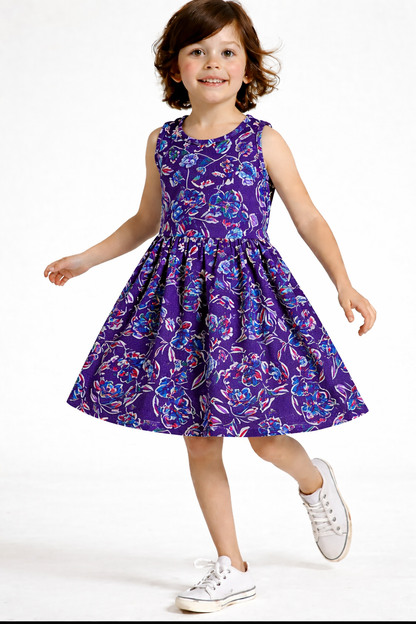 Lavender - Kids Frock