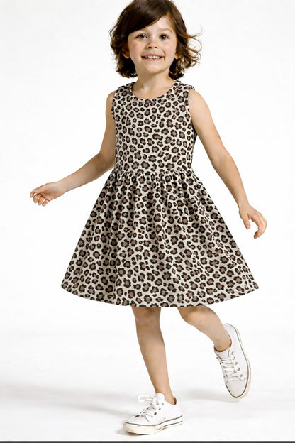 Leopard - Kids Frock