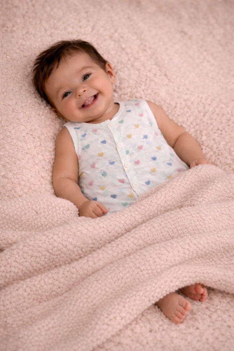 Mini Hearts - Muslin Jabla